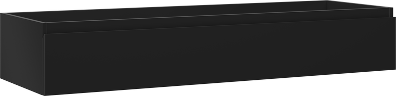 Mexen Orio шкаф за баня за мивка 140 cm, 1 чекмедже, черен мат - 91A10-14023-1-BF71