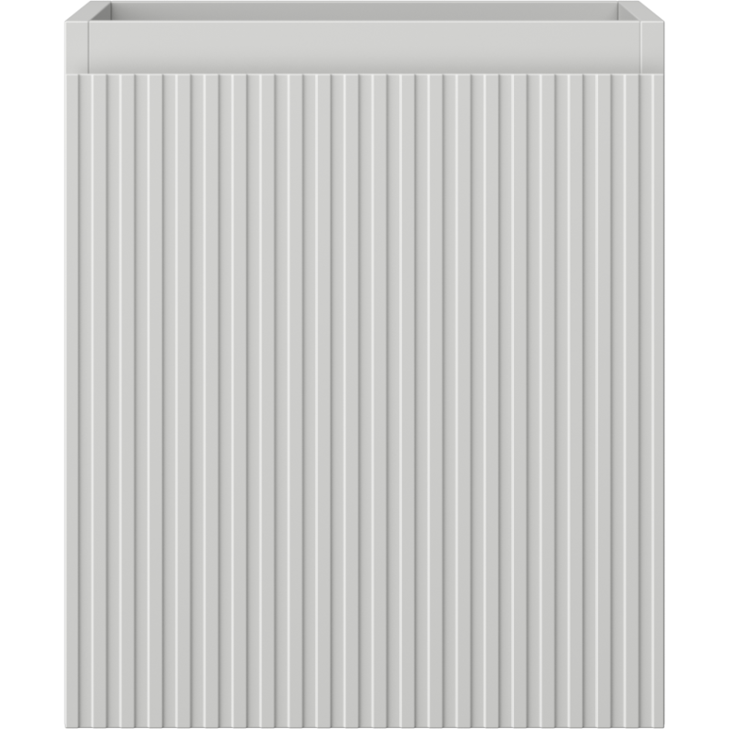 Mexen Rivel шкафче за баня под мивка 40 см, 1 чекмедже, рифеловано, сиво мат