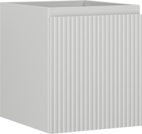 Mexen Rivel шкафче за баня под мивка 40 см, 1 чекмедже, рифеловано, сиво мат