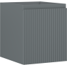 Mexen Rivel шкаф за баня за под умивалник 40 см, 1 чекмедже, гофриран, сив мат - 91A20-04047-1-BF66
