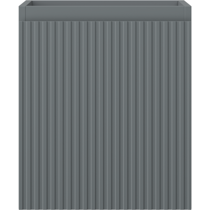 Mexen Rivel шкаф за баня за под умивалник 40 см, 1 чекмедже, гофриран, сив мат - 91A20-04047-1-BF66
