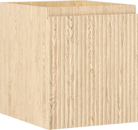 Mexen Rivel шкаф за баня с умивалник 40 см, 1 чекмедже, релефен, дъб - 91A20-04047-1-BF81