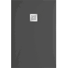 Mexen Stone+ композитен правоъгълен поддуш с размери 100 x 90 см, антрацит - 44719010