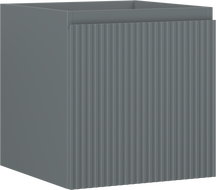 Mexen Rivel шкаф за баня под мивка 45 см, 1 чекмедже, с релефен фронт, матов графит - 91A20-04547-1-BF66