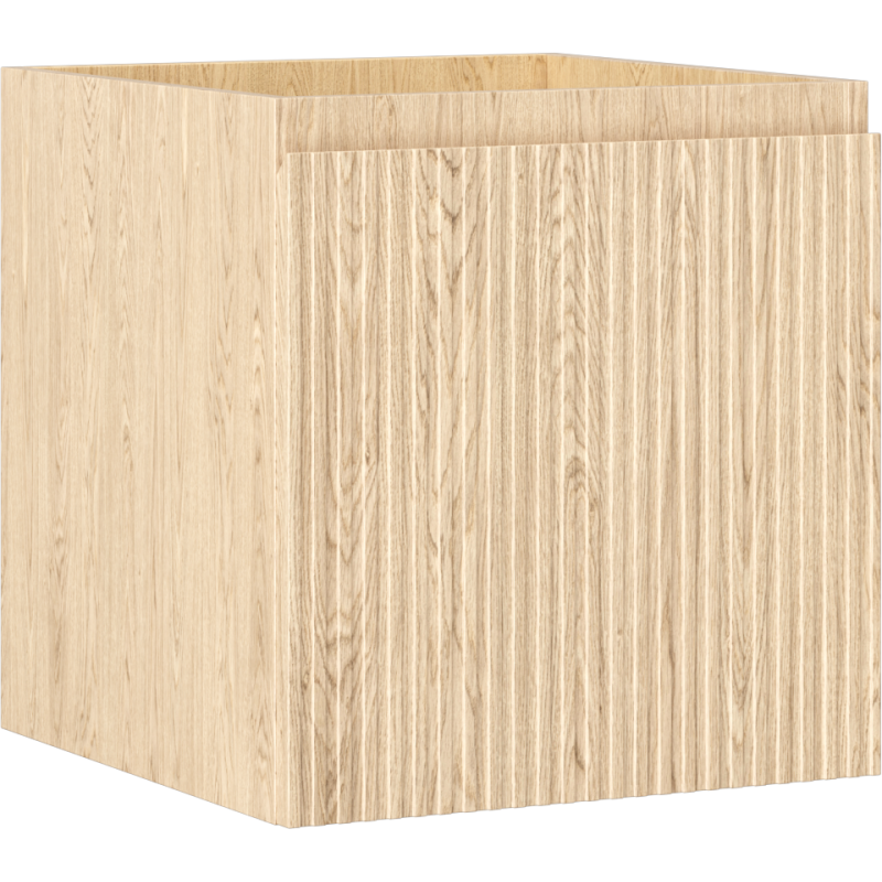 Mexen Rivel шкаф за баня под мивката 45 см, 1 чекмедже, на ребра, дъб