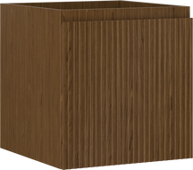 Mexen Rivel 45 см шкаф за баня под мивка, 1 чекмедже, оребрен, орех - 91A20-04547-1-BF86