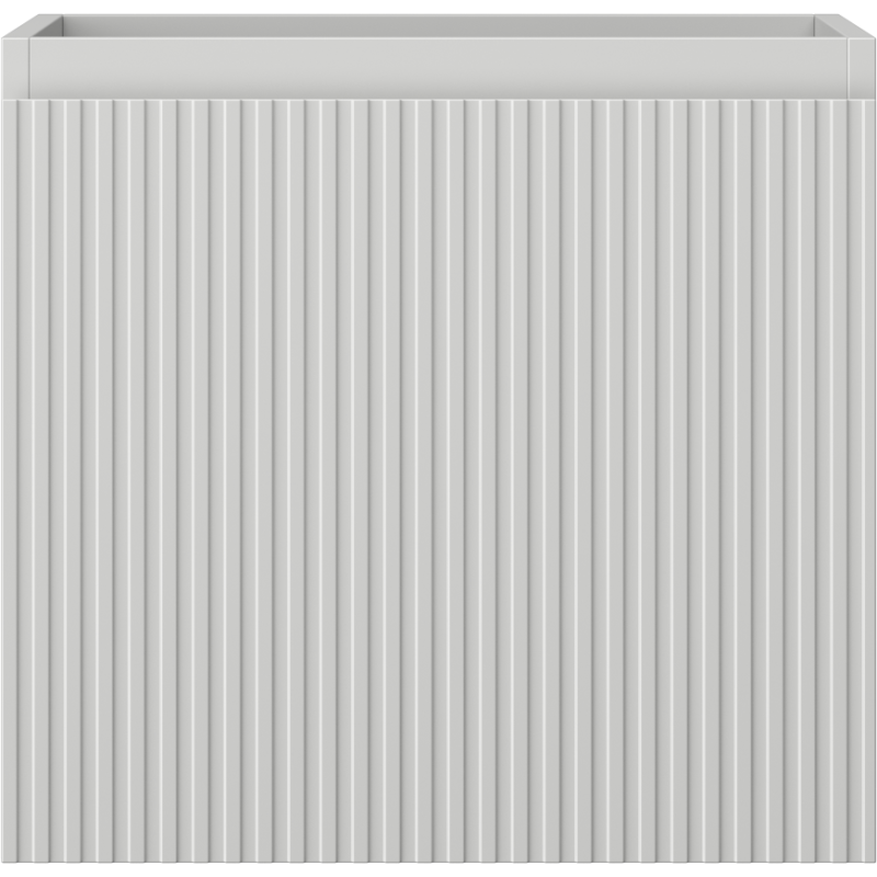 Mexen Rivel баня шкаф за мивка 50 см, 1 чекмедже, с оребрена структура, сив мат - 91A20-05047-1-BF62