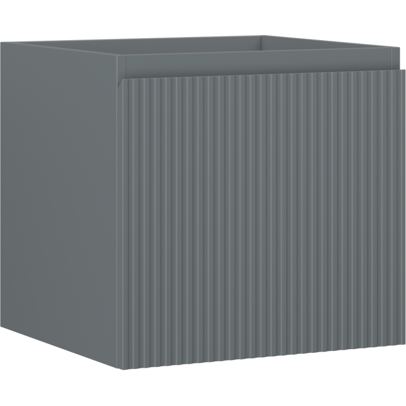 Mexen Rivel баня шкаф под мивка 50 см, 1 чекмедже, с вдлъбнатини, графит мат - 91A20-05047-1-BF66