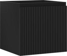 Mexen Rivel шкаф за баня за мивка 50 см, 1 чекмедже, оребрен, черен мат - 91A20-05047-1-BF71