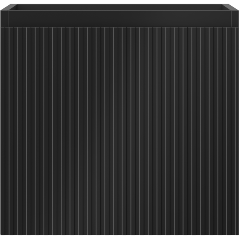 Mexen Rivel шкаф за баня за мивка 50 см, 1 чекмедже, оребрен, черен мат - 91A20-05047-1-BF71