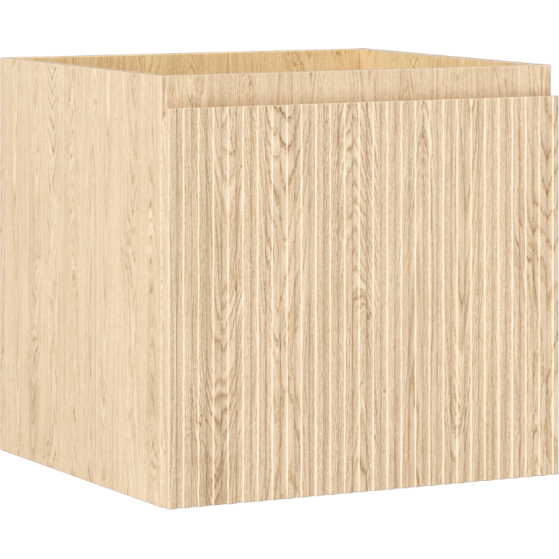 Mexen Rivel шкаф за баня под мивка 50 см, 1 чекмедже, гофриран, дъб - 91A20-05047-1-BF81