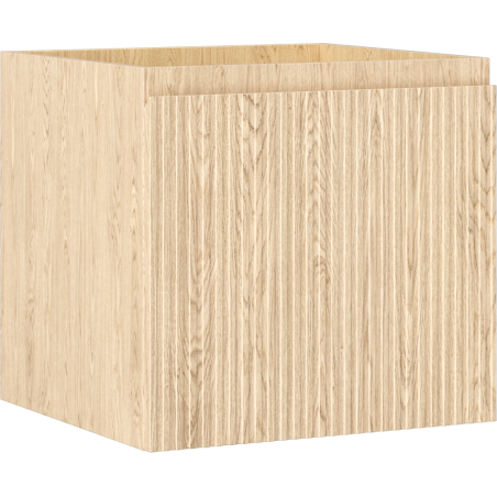 Mexen Rivel шкаф за баня под мивка 50 см, 1 чекмедже, гофриран, дъб - 91A20-05047-1-BF81