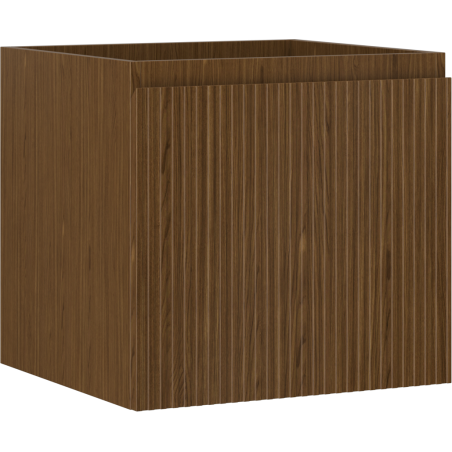 Mexen Rivel шкаф за баня под мивка 50 см, 1 чекмедже, оребрен , орех - 91A20-05047-1-BF86