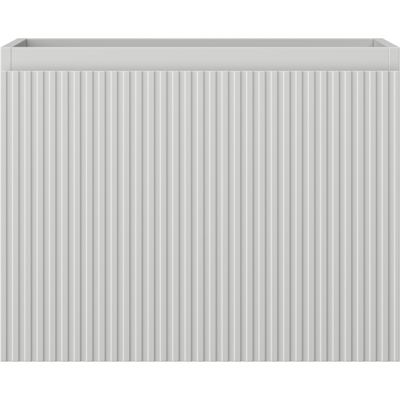 Mexen Rivel шкаф за баня под умивалник 60 см, 1 чекмедже, оребрен, сив мат