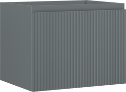 Mexen Rivel шкаф за баня под мивка 60 см, 1 чекмедже, релефен, графит мат - 91A20-06047-1-BF66