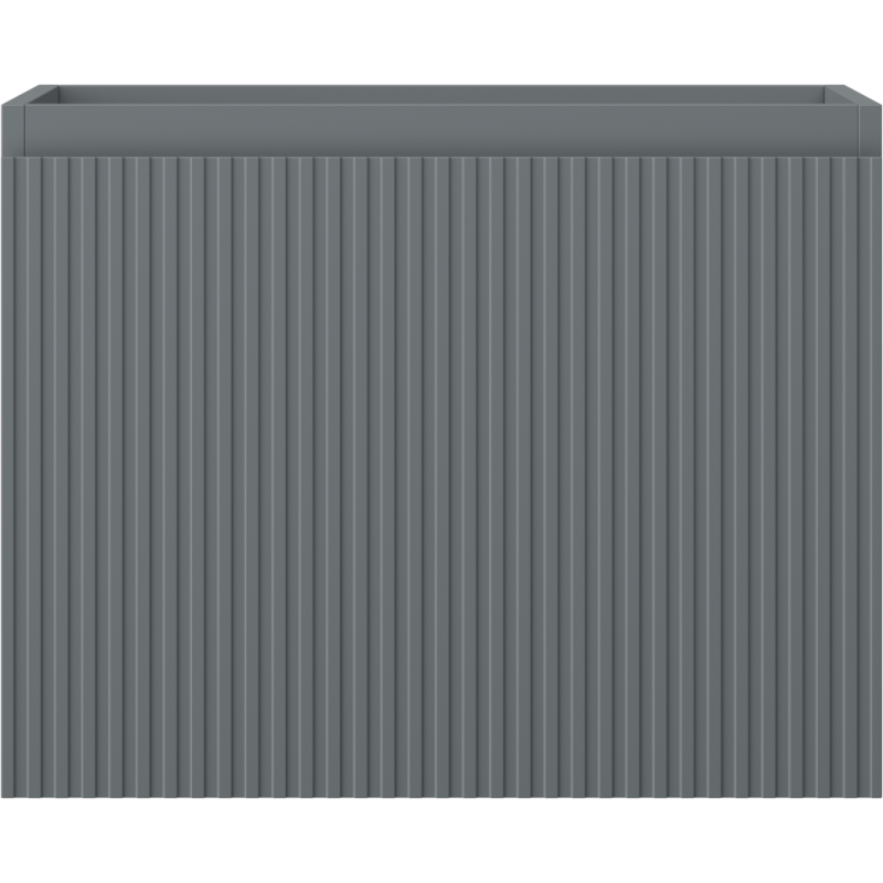 Mexen Rivel шкаф за баня под мивка 60 см, 1 чекмедже, релефен, графит мат - 91A20-06047-1-BF66