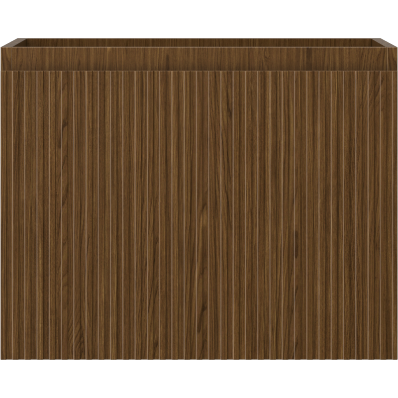 Mexen Rivel шкаф за баня под мивка 60 см, 1 чекмедже, оребрена, орех - 91A20-06047-1-BF86