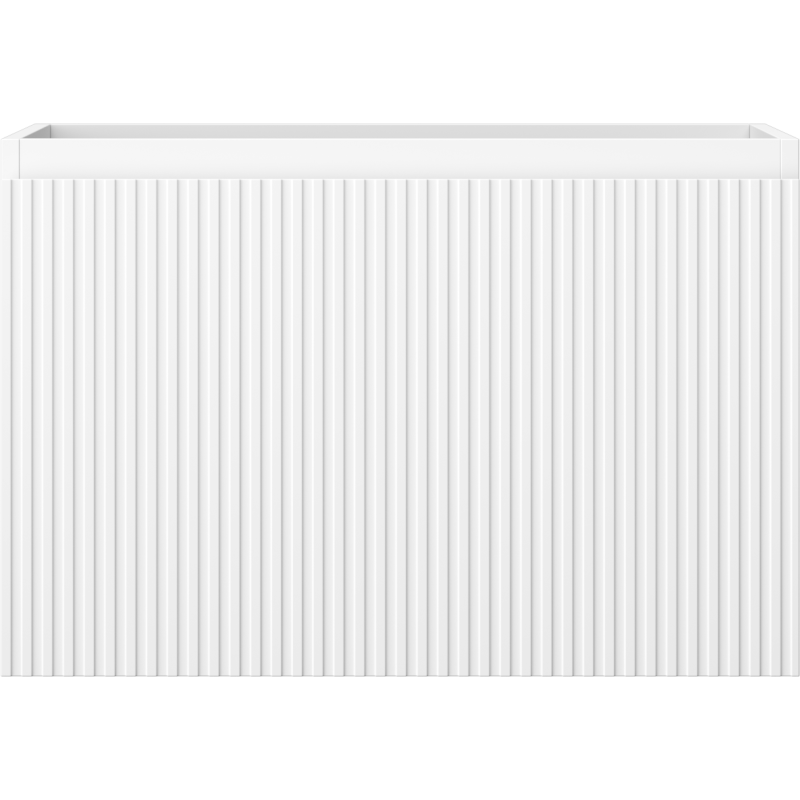 Mexen Rivel баня шкаф под мивка 70 см, 1 чекмедже, рифлен, мат бял - 91A20-07047-1-BF01