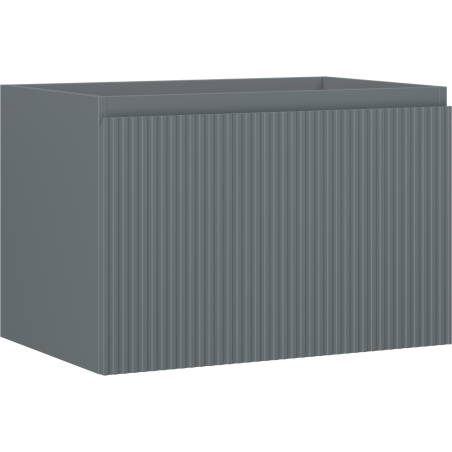 Mexen Rivel шкаф за баня 70 см, 1 чекмедже, оребрен, графит мат - 91A20-07047-1-BF66