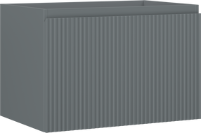 Mexen Rivel шкаф за баня 70 см, 1 чекмедже, оребрен, графит мат - 91A20-07047-1-BF66