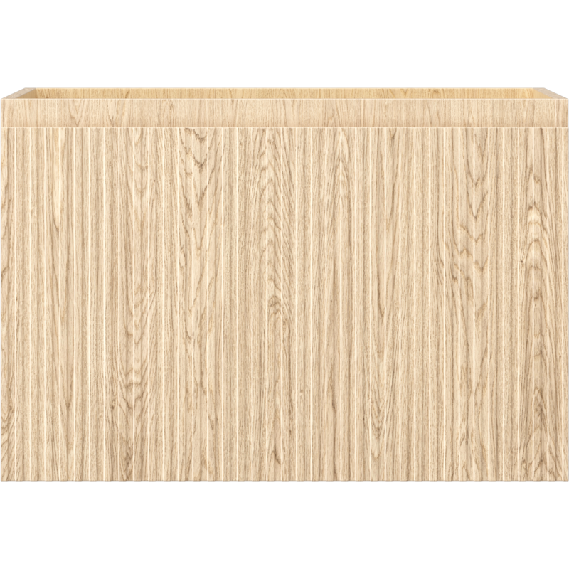 Mexen Rivel шкафче за баня под мивка 70 см, 1 чекмедже, гофрирано, дъб - 91A20-07047-1-BF81