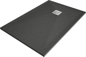 Mexen Stone+ правоъгълна композитна подложка за душ 120 x 90 см, антрацит - 44719012