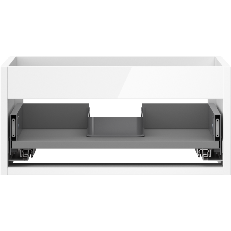 Mexen Box-A корпус на шкафче под мивка 50 см, 1 чекмедже, бял гланц