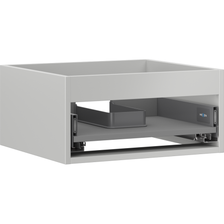 Mexen Box-A корпус шкаф за мивка 50 см, 1 чекмедже, сив мат - 91AX0-0500-235-1-62