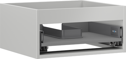 Mexen Box-A корпус шкаф за мивка 50 см, 1 чекмедже, сив мат - 91AX0-0500-235-1-62