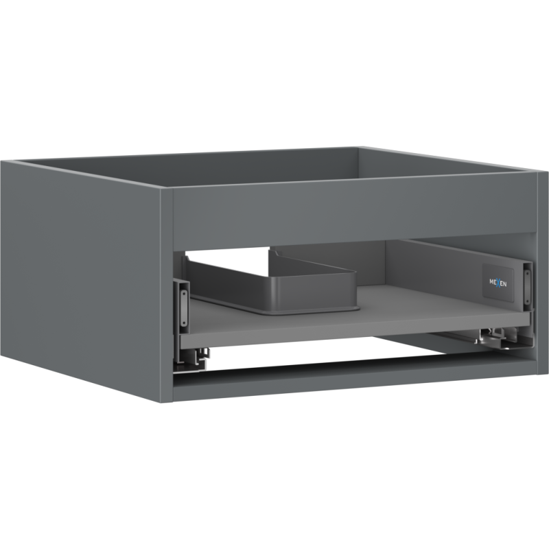 Mexen Box-A корпус за шкаф под мивка 50 см, 1 чекмедже, матов графит