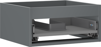 Mexen Box-A корпус на шкаф под мивка 50 см, 1 чекмедже, мат графит - 91AX0-0500-235-1-66