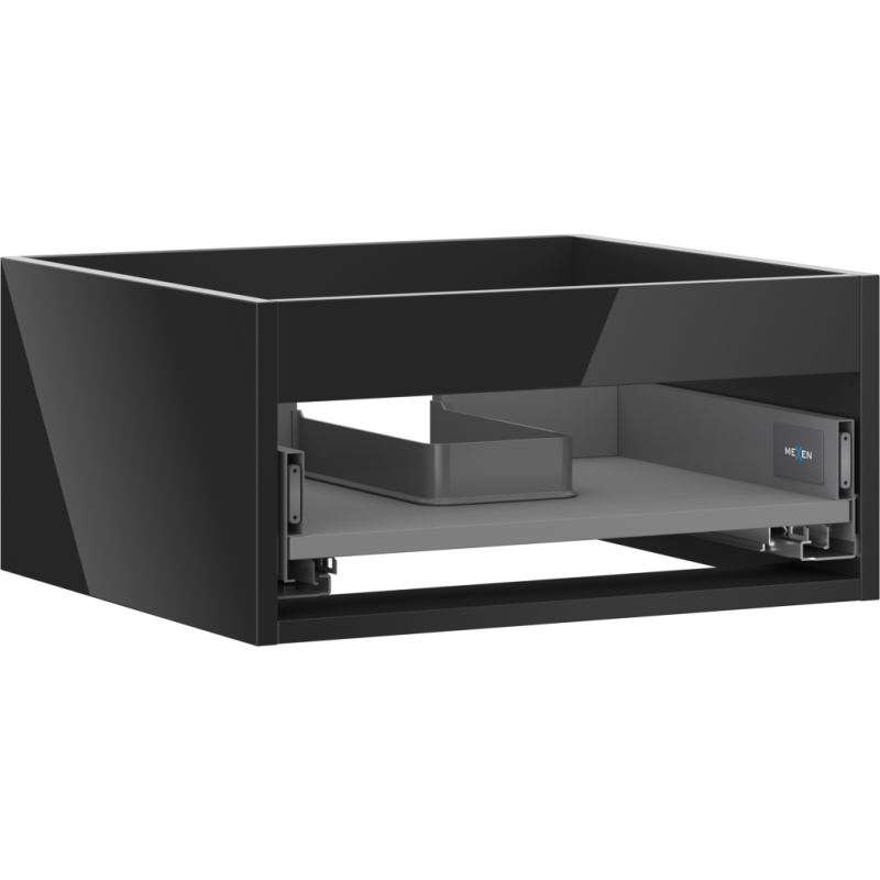 Mexen Box-A корпус за шкаф под мивка 50 см, 1 чекмедже, черен гланц - 91AX0-0500-235-1-70