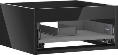 Mexen Box-A корпус за шкаф под мивка 50 см, 1 чекмедже, черен гланц - 91AX0-0500-235-1-70