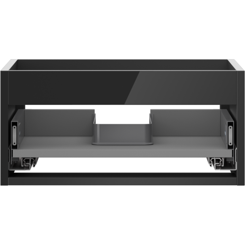Mexen Box-A корпус за шкаф под мивка 50 см, 1 чекмедже, черен гланц - 91AX0-0500-235-1-70