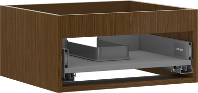 Mexen Box-A корпус за шкафче под мивка 50 см, 1 чекмедже, орех - 91AX0-0500-235-1-86