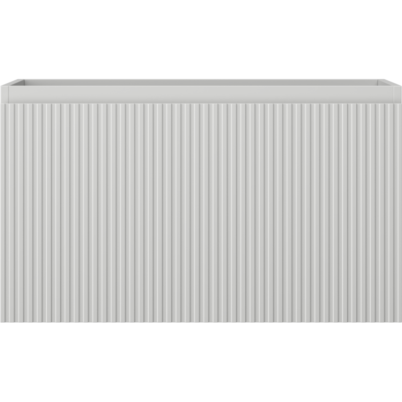 Mexen Rivel шкафче под мивка 80 см, 1 чекмедже, оребрено, сив мат - 91A20-08047-1-BF62