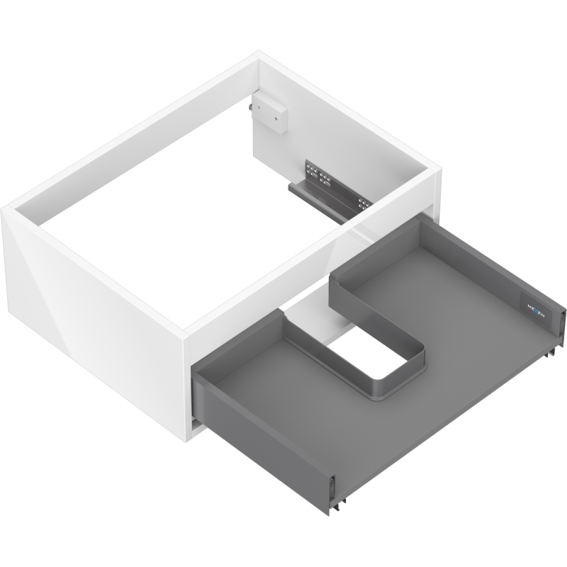 Mexen Box-A корпус шкаф под мивка 60 см, 1 чекмедже, бял гланц - 91AX0-0600-235-1-00