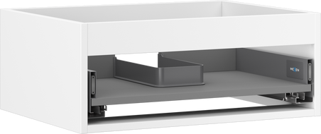 Mexen Box-A шкаф за мивка, 60 см, 1 чекмедже, бял мат - 91AX0-0600-235-1-01