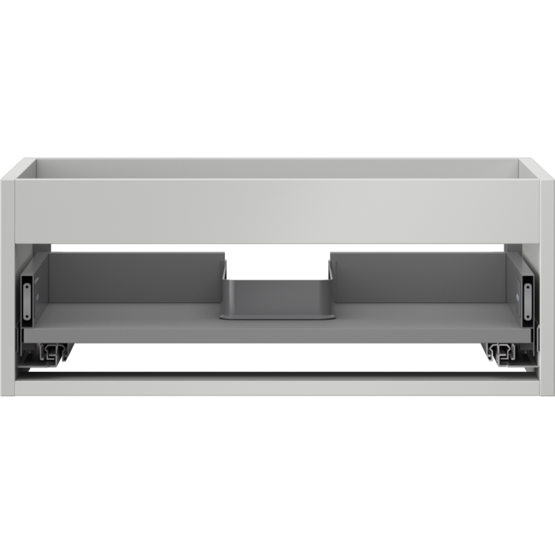 Mexen Box-A корпус шкаф под мивка 60 см, 1 чекмедже, сив мат - 91AX0-0600-235-1-62