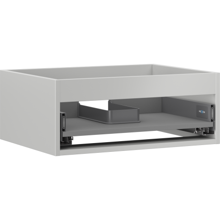 Mexen Box-A корпус шкаф под мивка 60 см, 1 чекмедже, сив мат - 91AX0-0600-235-1-62