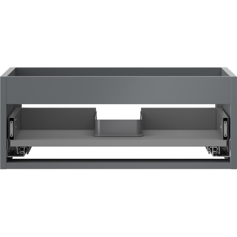 Mexen Box-A корпус на шкафче под мивка 60 см, 1 чекмедже, мат графит - 91AX0-0600-235-1-66
