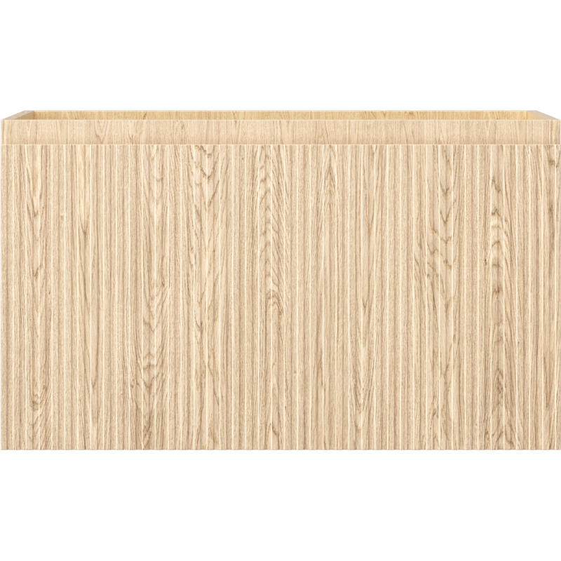 Mexen Rivel баня шкаф под умивалник 80 см, 1 чекмедже, оребрен, дъб - 91A20-08047-1-BF81