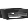 Mexen Box-A корпус за шкаф под мивка 60 см, 1 чекмедже, черен гланц - 91AX0-0600-235-1-70