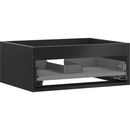 Mexen Box-A корпус на поставка под мивка 60 см, 1 чекмедже, черен мат