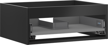 Mexen Box-A корпус на поставка под мивка 60 см, 1 чекмедже, черен мат