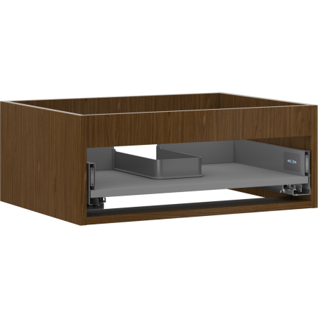 Mexen Box-A корпус на шкафче за мивка 60 см, 1 чекмедже, орех - 91AX0-0600-235-1-86