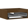 Mexen Box-A корпус за шкаф под мивка 60 см, 1 чекмедже, орех - 91AX0-0600-235-1-86