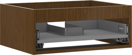 Mexen Box-A корпус на шкафче за мивка 60 см, 1 чекмедже, орех - 91AX0-0600-235-1-86