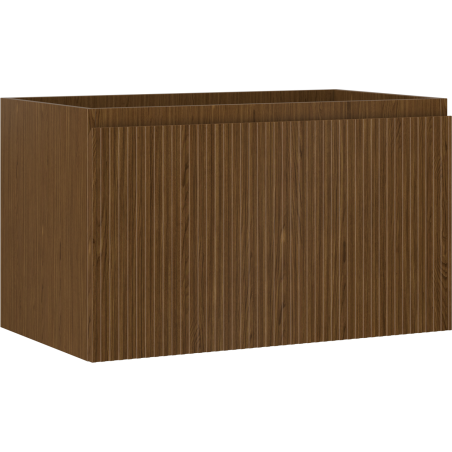 Mexen Rivel шкаф за баня под умивалник 80 см, 1 чекмедже, релефна, орех - 91A20-08047-1-BF86