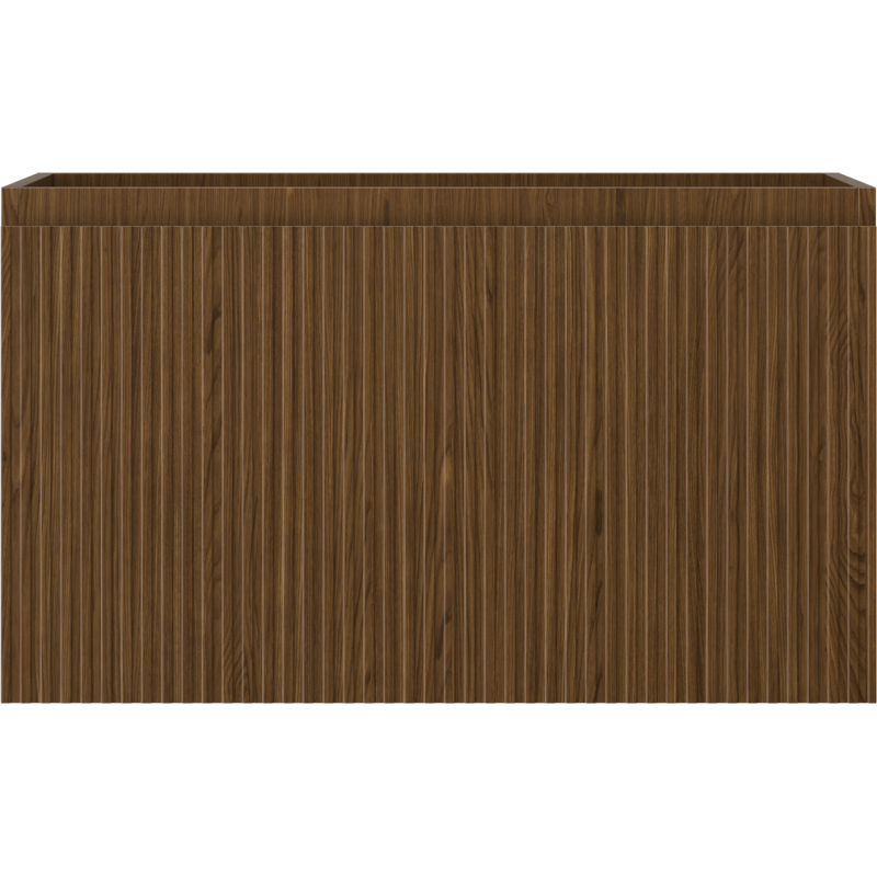 Mexen Rivel шкаф за баня под умивалник 80 см, 1 чекмедже, релефна, орех - 91A20-08047-1-BF86